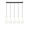 Z-Lite Farrell 5 Light Linear Chandelier, 7.25in. W x 13.75in. H, Matte Black 3043P7-5L-MB - alternate 8